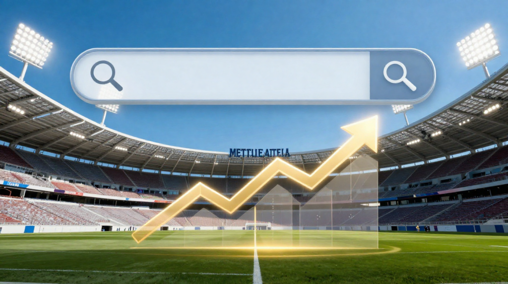 2026 FIFA World Cup search volume and stadiums