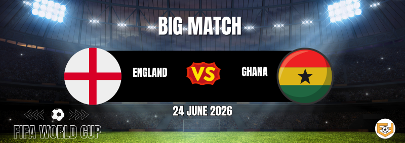 England vs Ghana Live Score: Heavyweights Clash in Thrilling FIFA World Cup 2026 Group L Battle live scores real time scoreboard & match center
