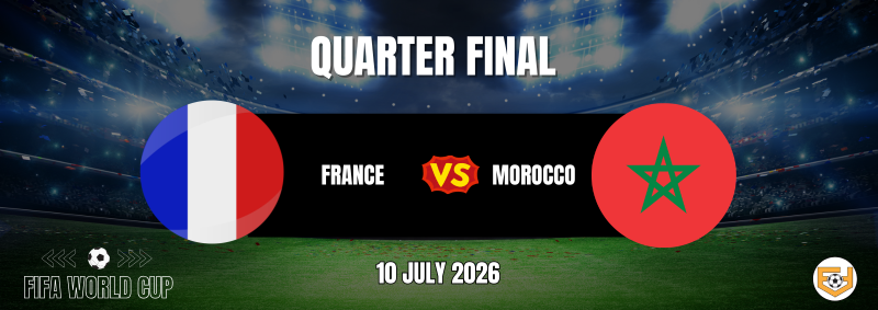 Redemption in Boston: The Live Shift in France vs. Morocco QUARTER FINAL